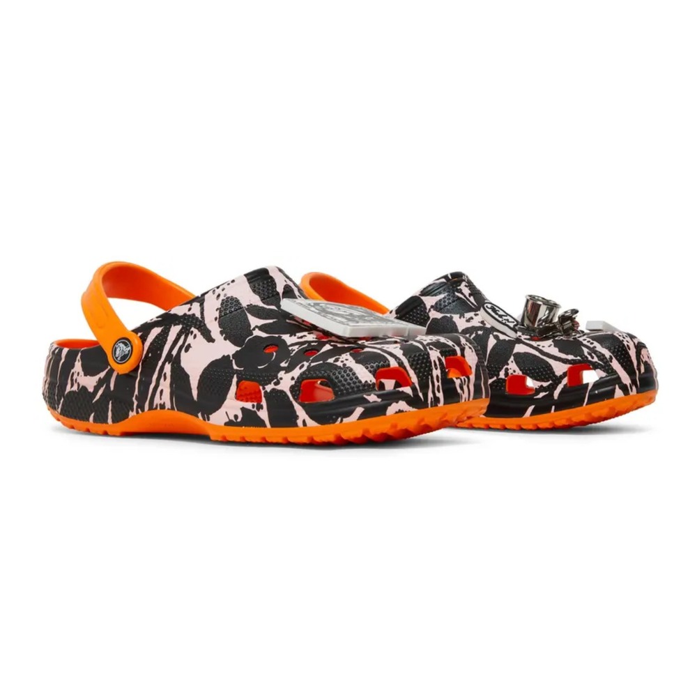 Stance x Crocs Classic Clog B. Thom Stevenson Multi Orange 207941-90H Mens 8 W10
